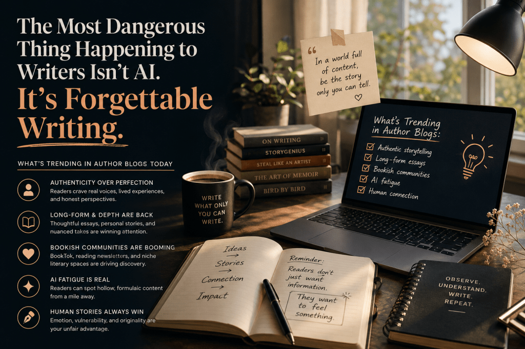 The Most Dangerous Thing Happening to Writers Isn’t AI. It’s Forgettable&nbsp;Writing.
